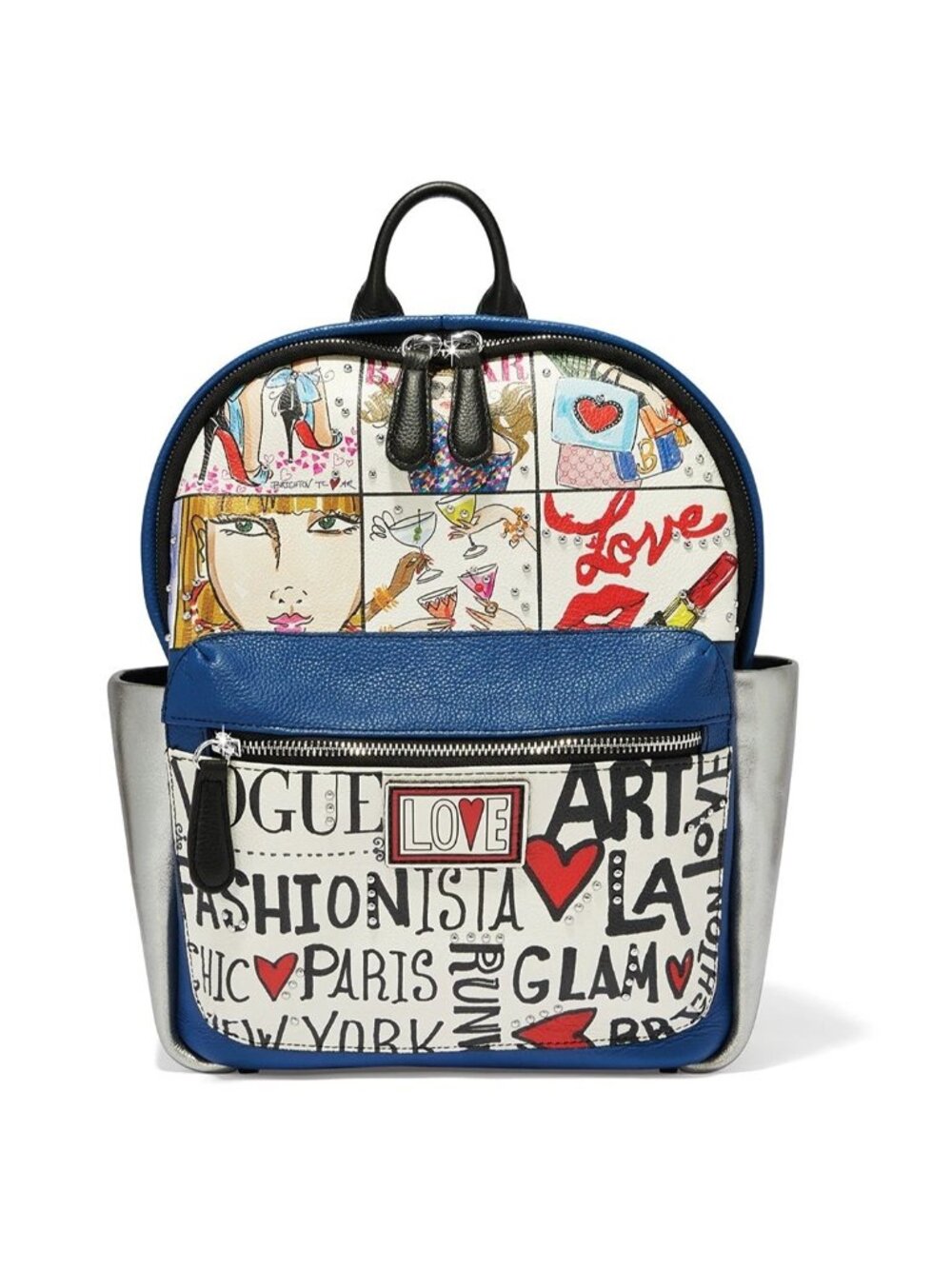 Brighton Fashionista Cover Girls Backpack $495 NWT H3852M  with cover